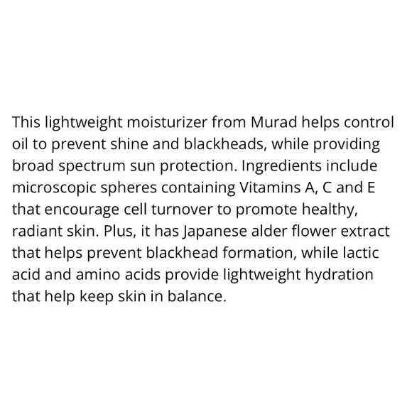 Murad Pore Rescue Balancing Moisturizer & Primer SPF 15